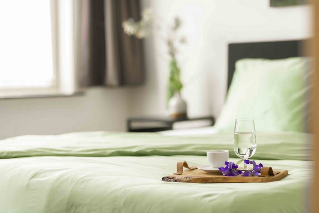 Hoeslakens – Jasmin Hush Green